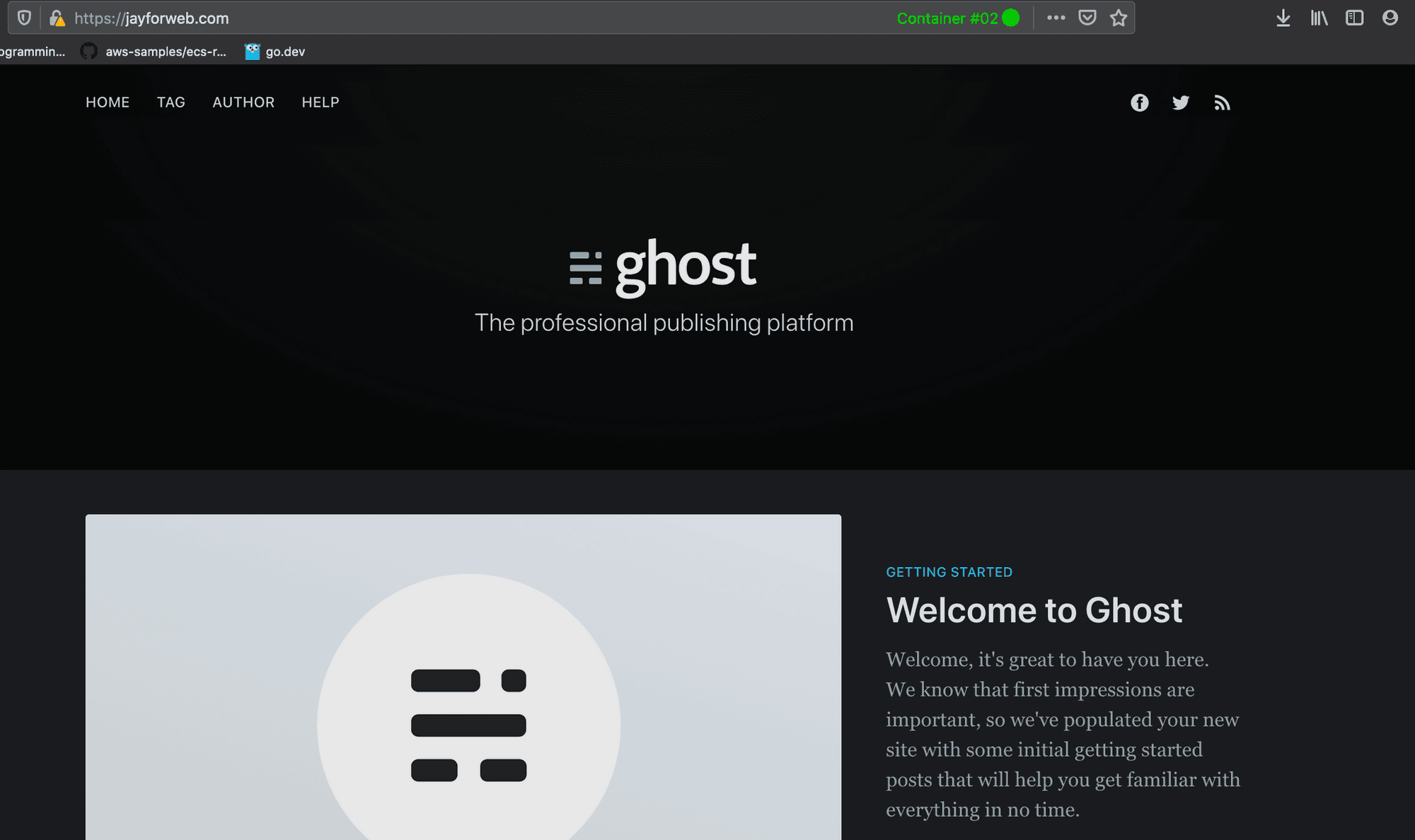 Deploy Ghost on AWS using CloudFormation - Part 04